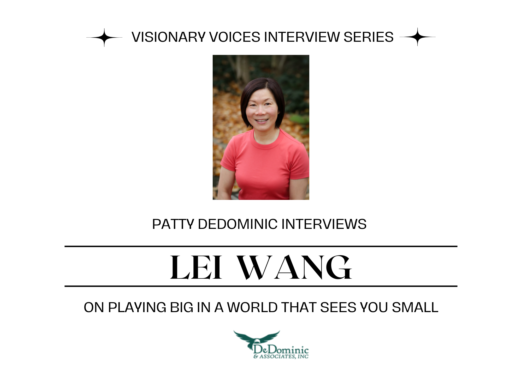 Visionary Voices Lei Wang 